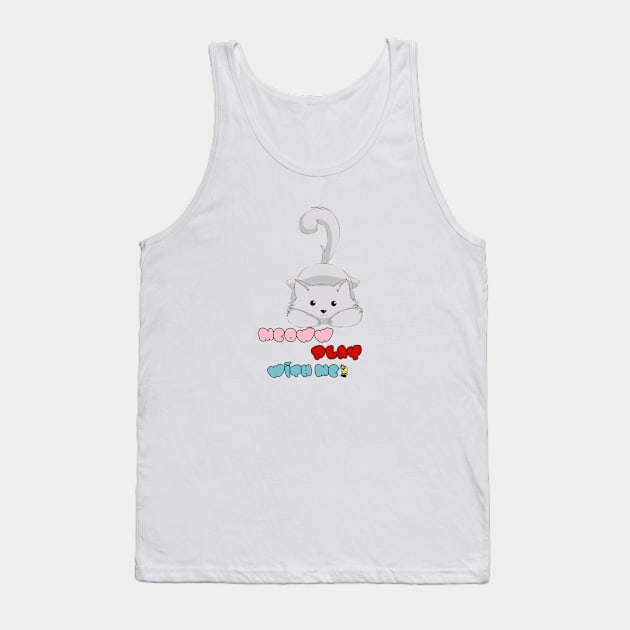 Meoww play with me? Tank Top by Thia
